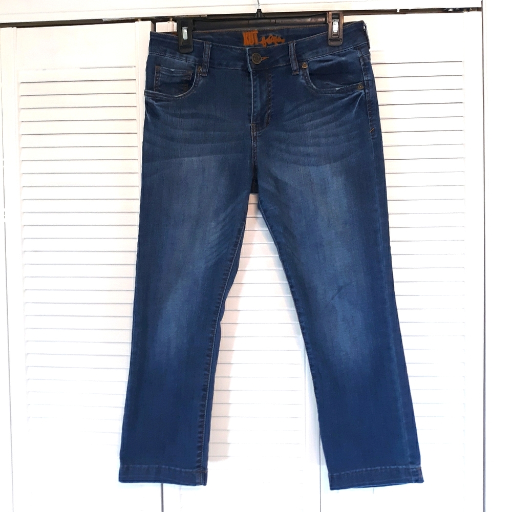 KUT from the cloth crop Jeans sz 6 *C6 - Picture 1 of 7